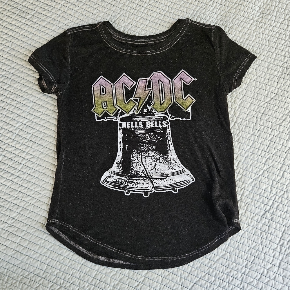 AC/DC Black and Purple Kids T-Shirt